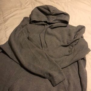 Great gray hoodie sweatshirt